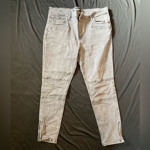 Express light gray denim pants